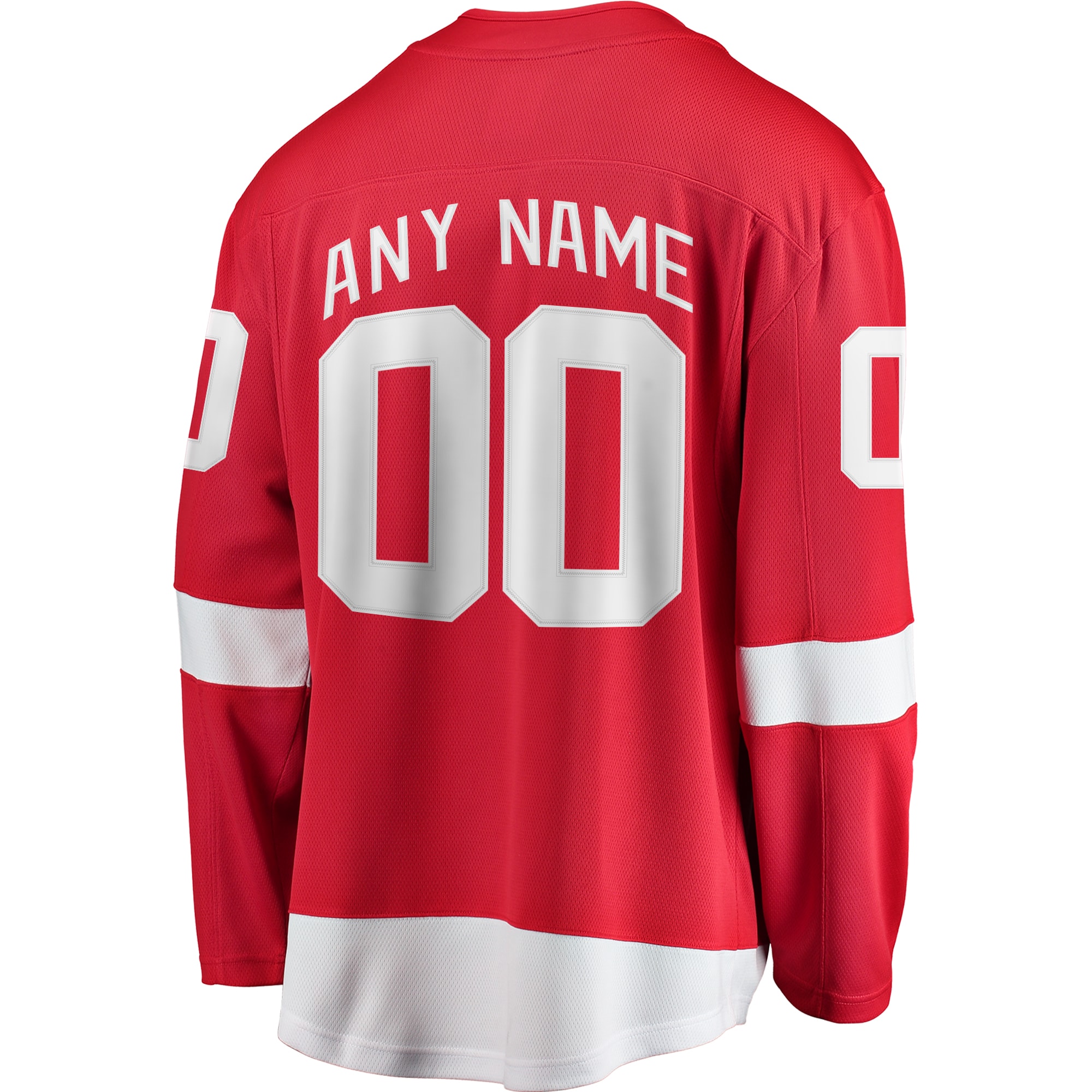 Detroit Red Wings Red Home Breakaway Custom NHL Jersey Men's