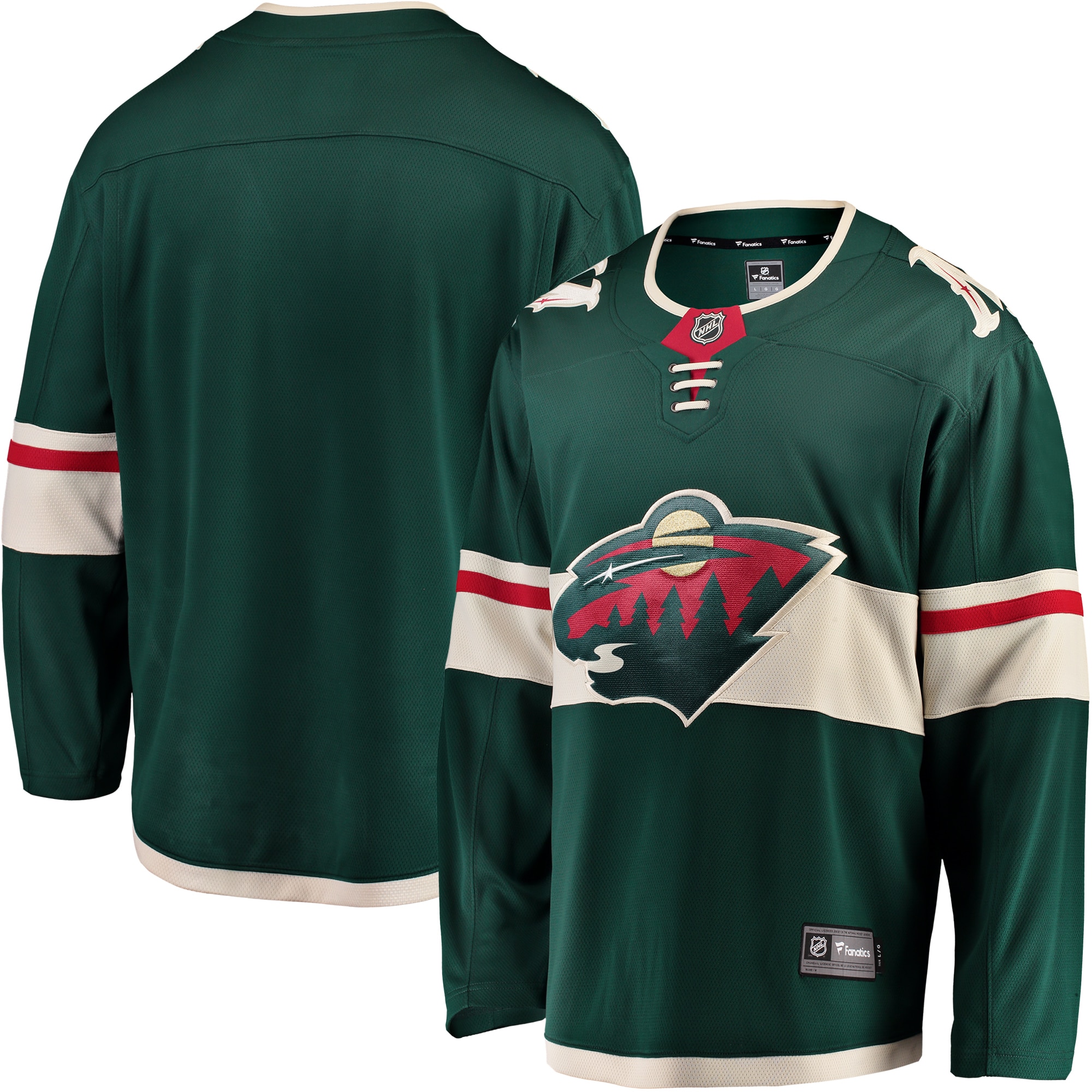 Minnesota Wild Green Breakaway Home NHL Jersey Men's