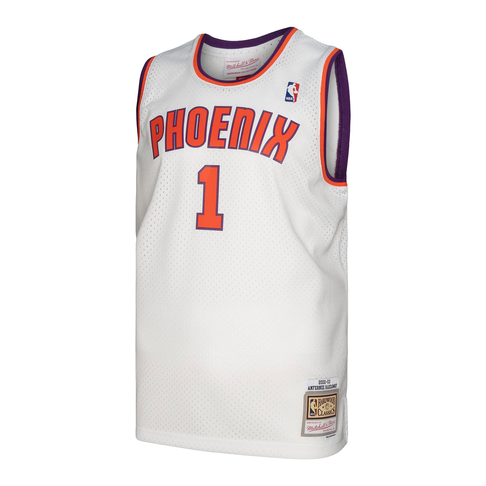 Mitchell Ness Penny Hardawa White Phoenix Suns 2002/03 Hardwood Classics Swingman NBA Jersey Men's