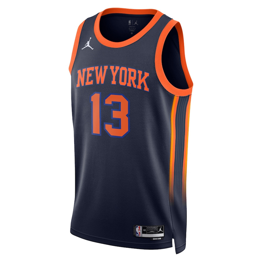 Evan Fournier 13 Milwaukee Bucks Unisex Swingman Statement Edition Navy NBA Jersey Unisex