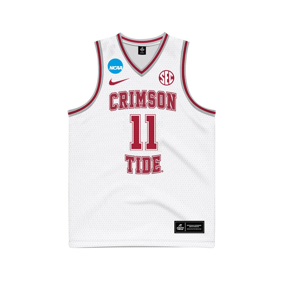 Mohamed Wague 11 Alabama Crimson Tide 2024 White Unisex NCAA Jersey Unisex
