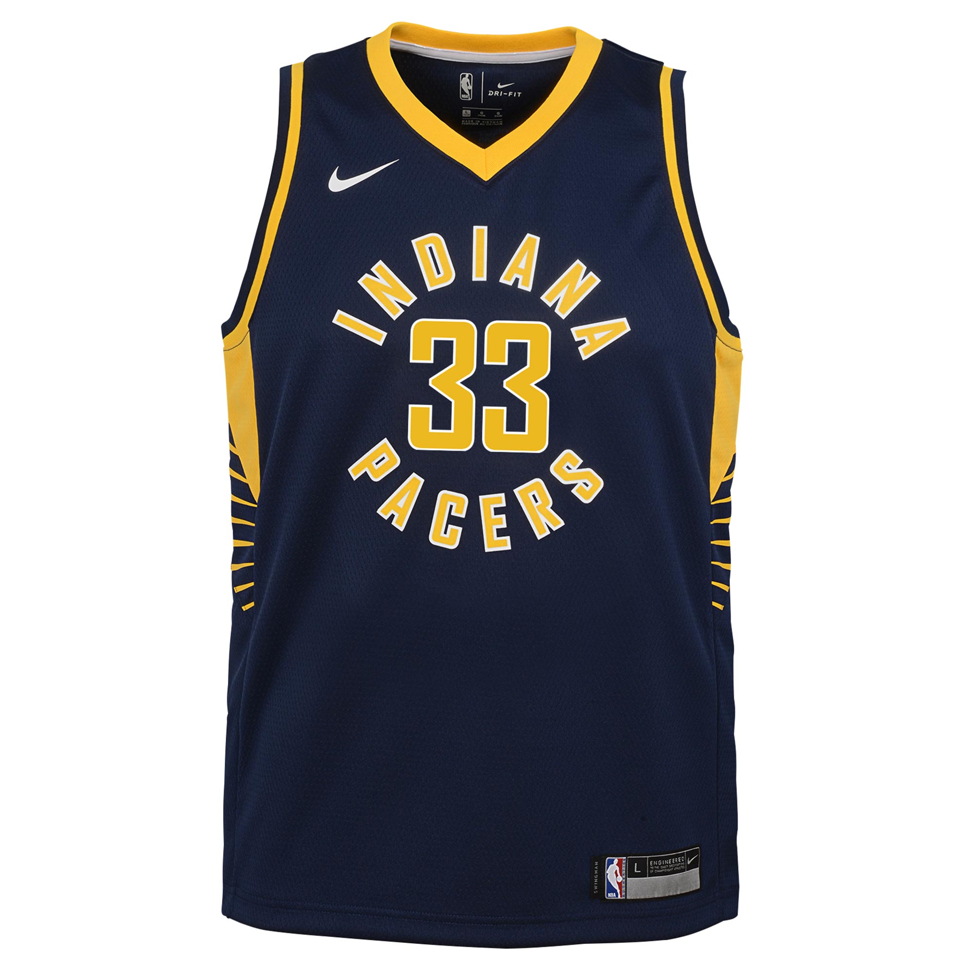Indiana Pacers Icon Edition Swingman Navy Myles Turne NBA Jersey Youth