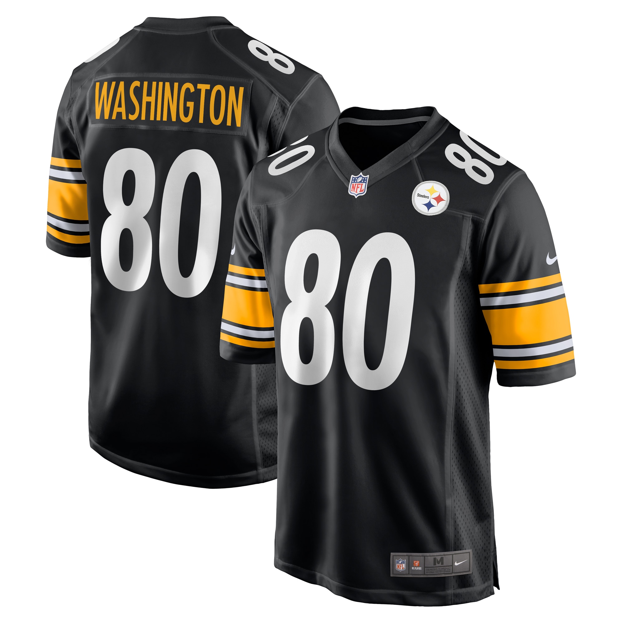 Pittsburgh Steelers Darnell Washington Black Game NFL Jersey Men's