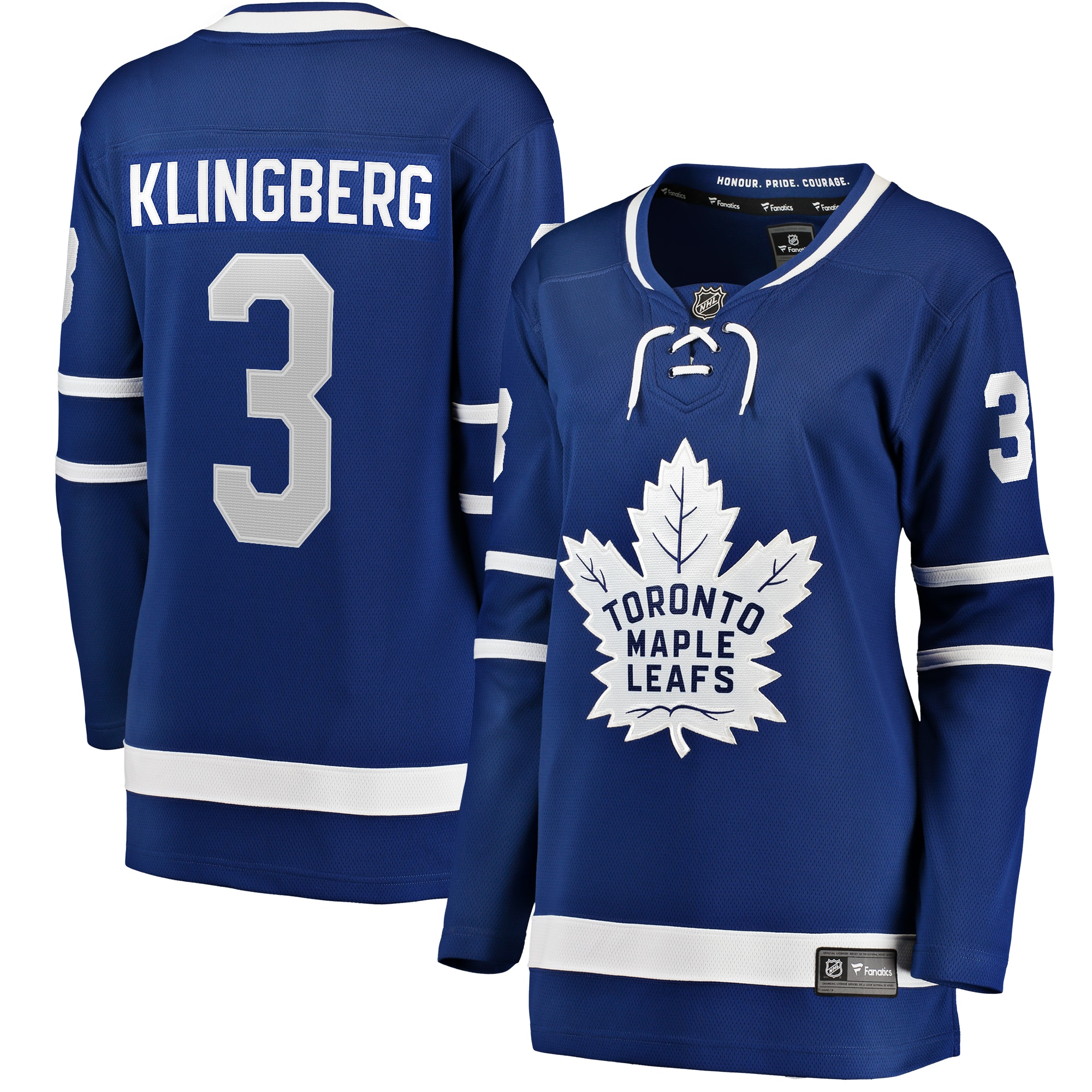 Toronto Maple Leafs John Klingberg Blue Home Breakaway Player NHL Jersey Women's