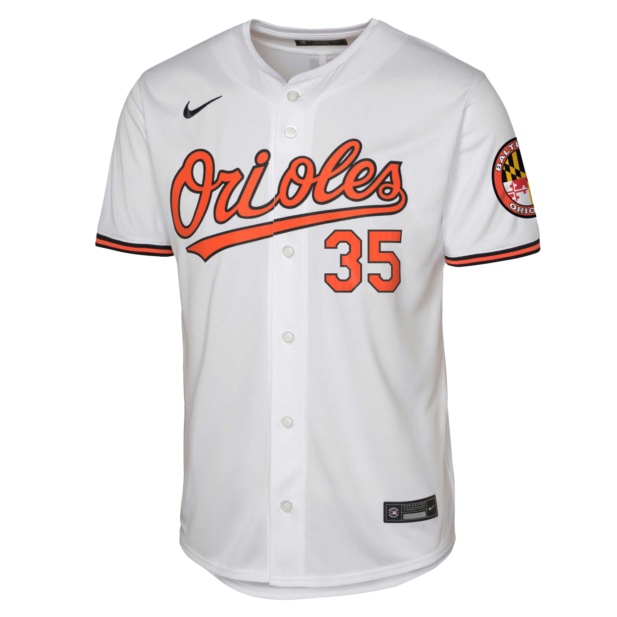 Baltimore Orioles Adley Rutschman White Limited Player MLB Jersey Youth