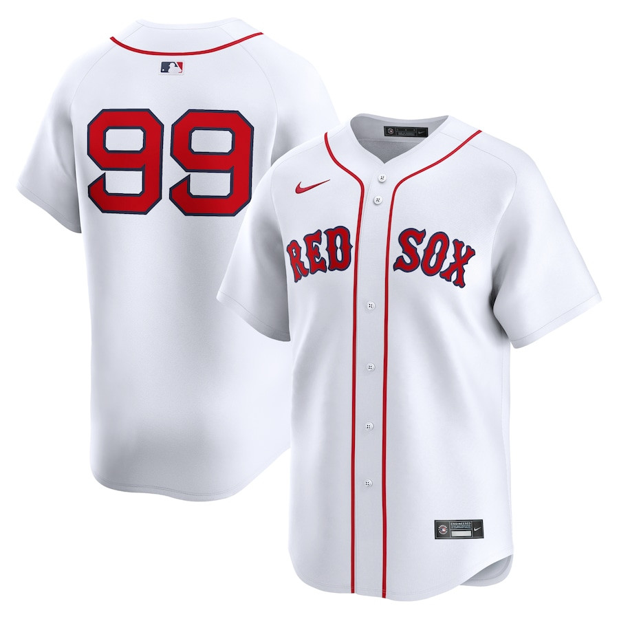 Alex Verdugo 99 Boston Red Sox Nike Home Limited Player White MLB Jersey Men's