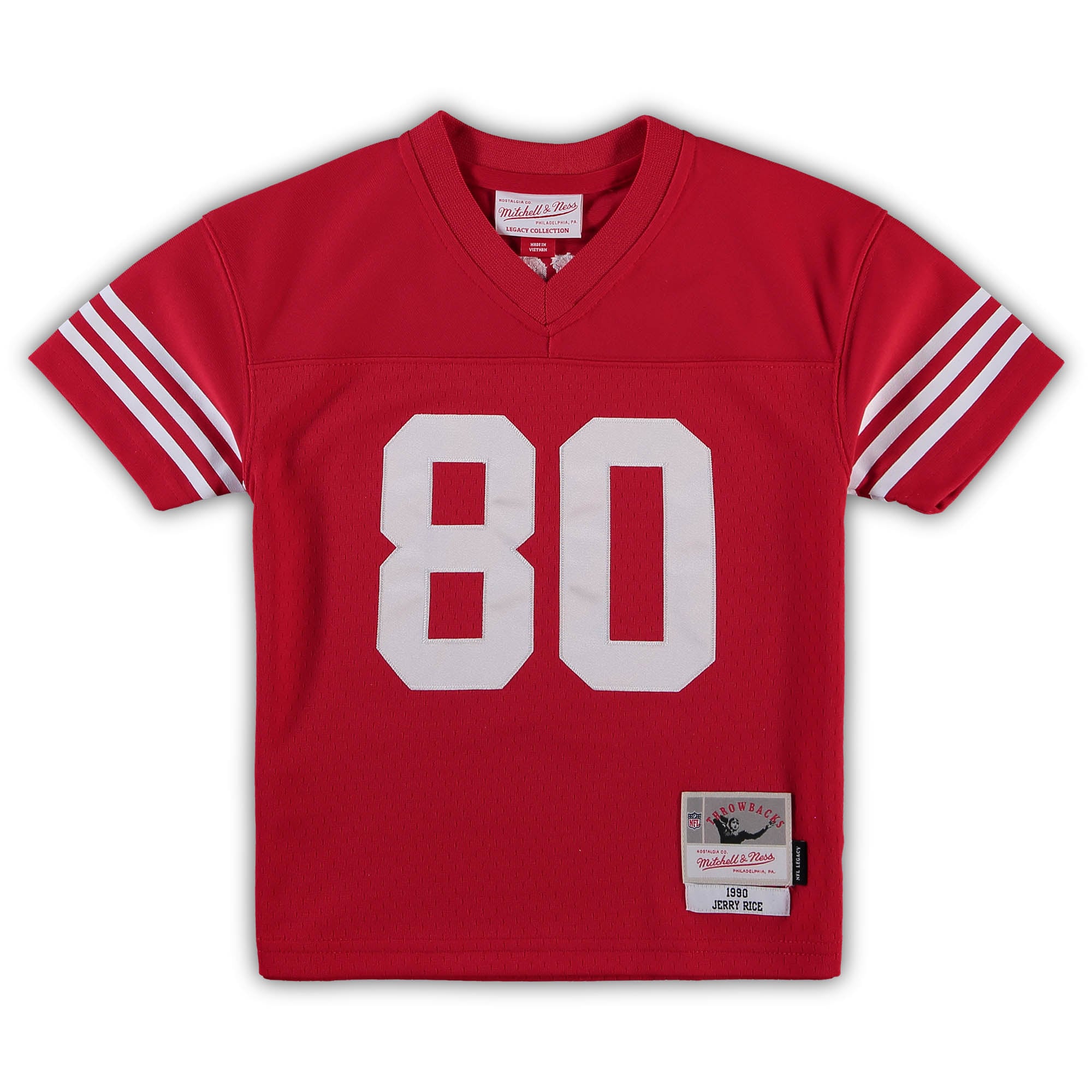Preschool San Francisco 49ers Jerry Rice Mitchell Ness Scarlet 1990 Retired Player Legacy NFL Jersey Men's