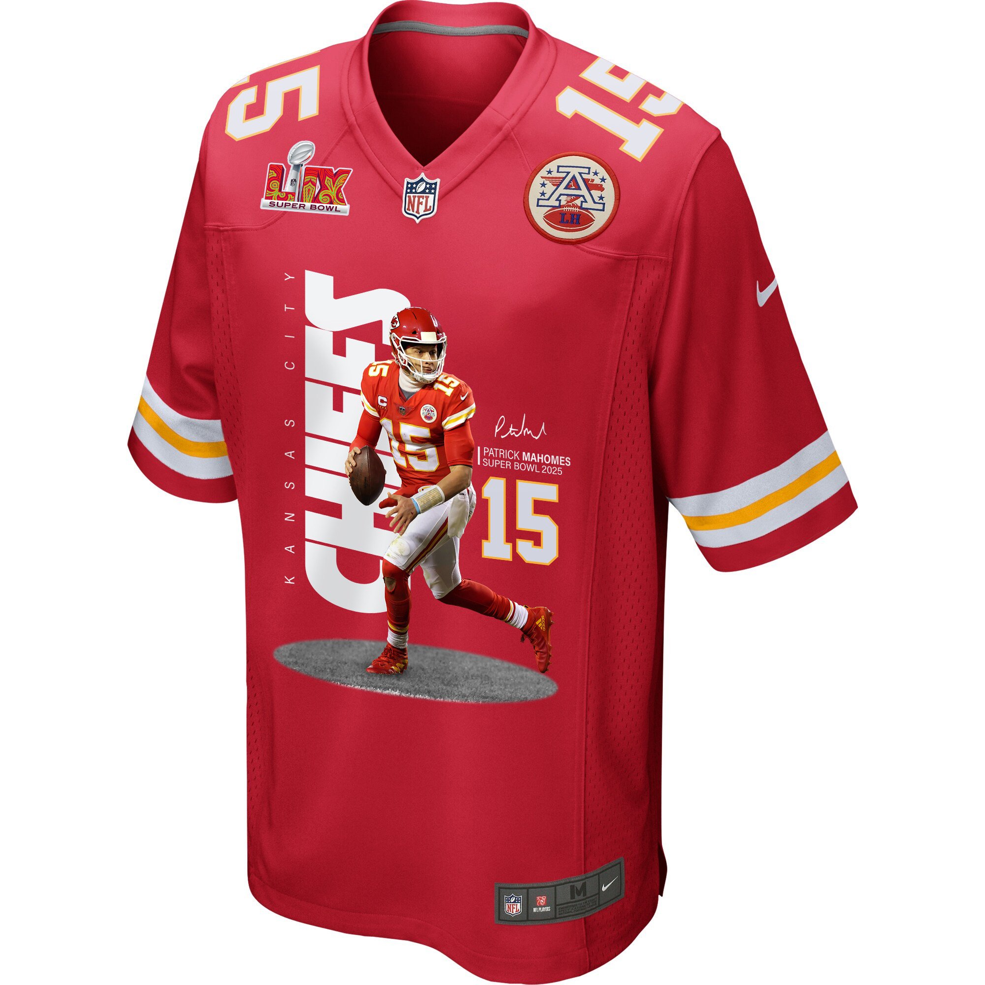 Patrick Mahomes 15 Kansas City Chiefs The Legend Game Red NFL Jersey Men's
