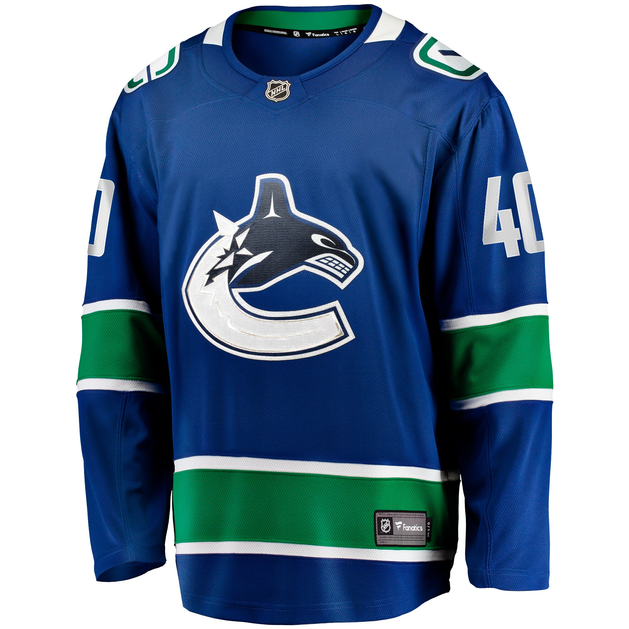 Vancouver Canucks Elias Pettersson Blue Home Breakaway NHL Jersey Men's