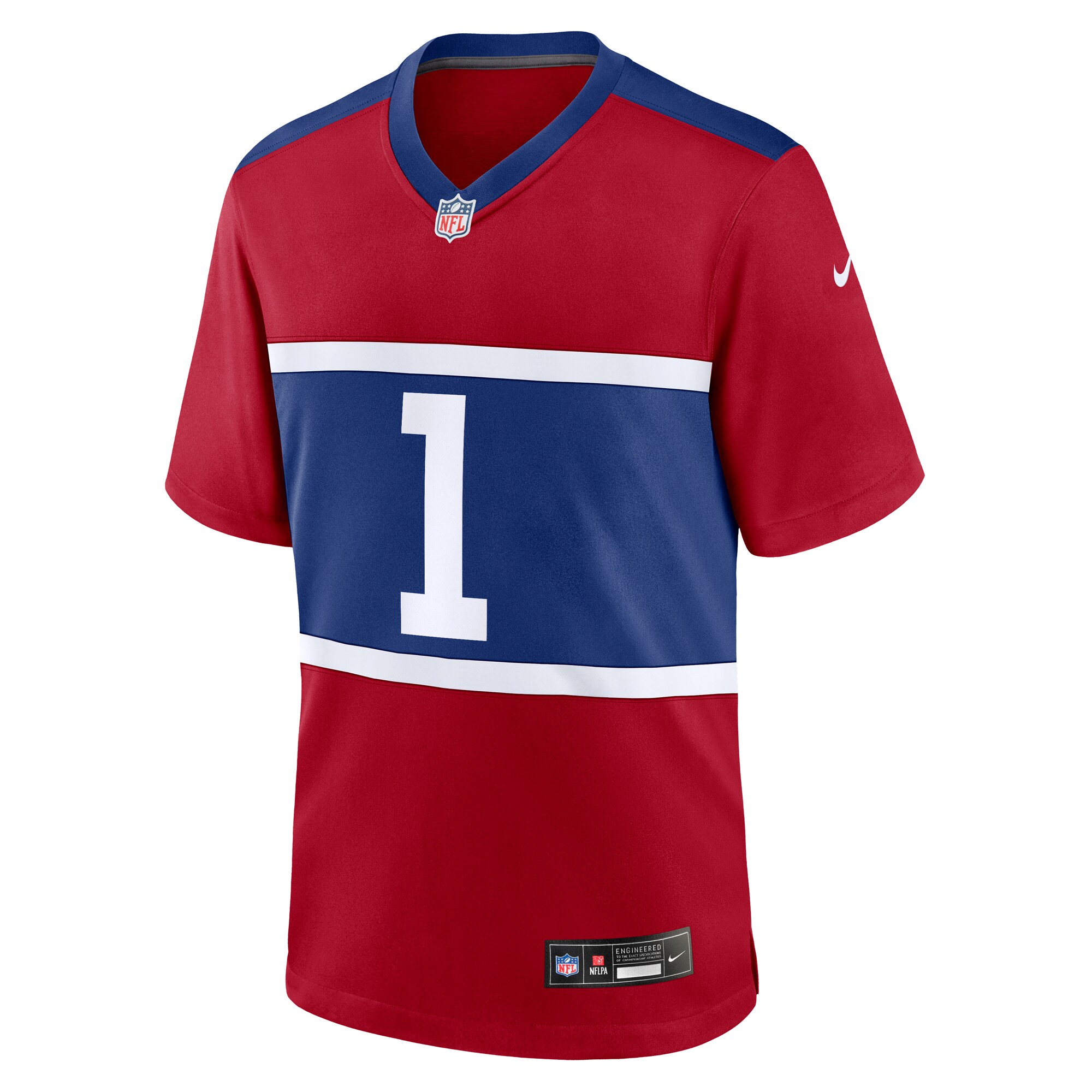 New York Giants Malik Nabers Century Red Alternate Game NFL Jersey Men's