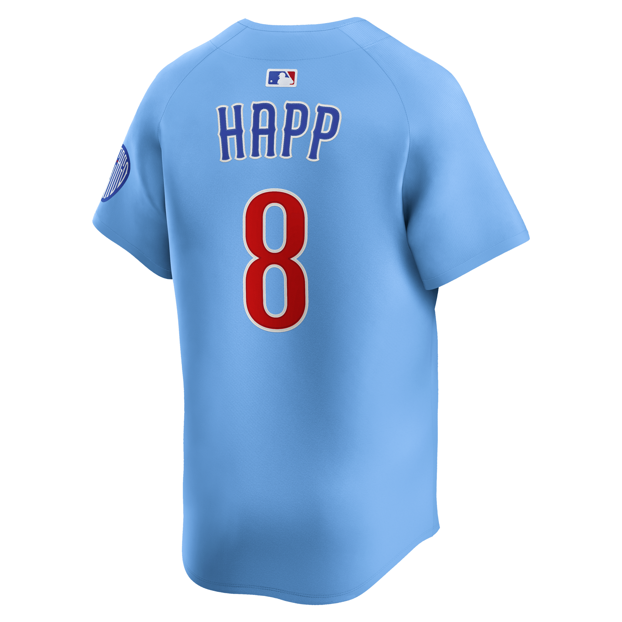 Ian Happ 8 Chicago Cubs Limited Alternate 2 Baby Blue MLB Jersey Men's