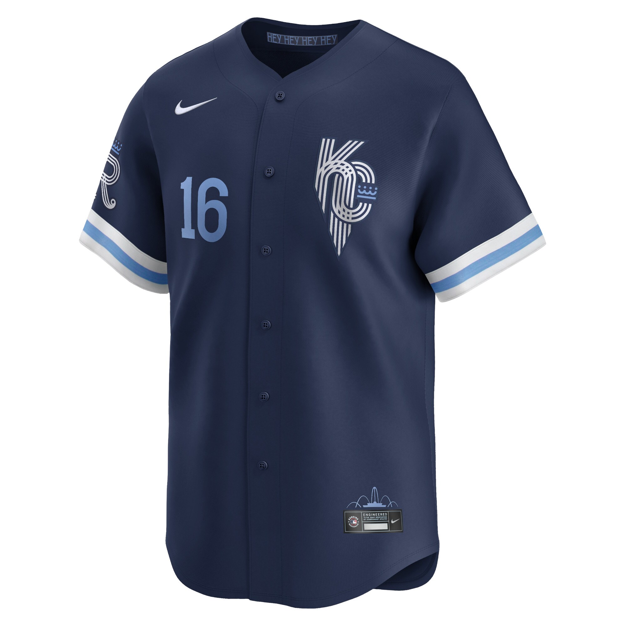 Kansas City Royals Bo Jackson Navy City Connect Retired Player MLB Jersey Men's