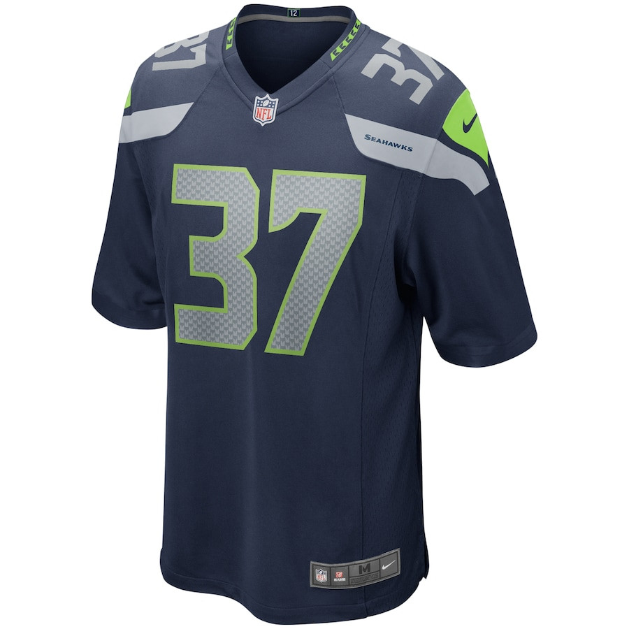 Shaun Alexander 37 Seattle Seahawks Game Retired College Navy NFL Jersey Men's
