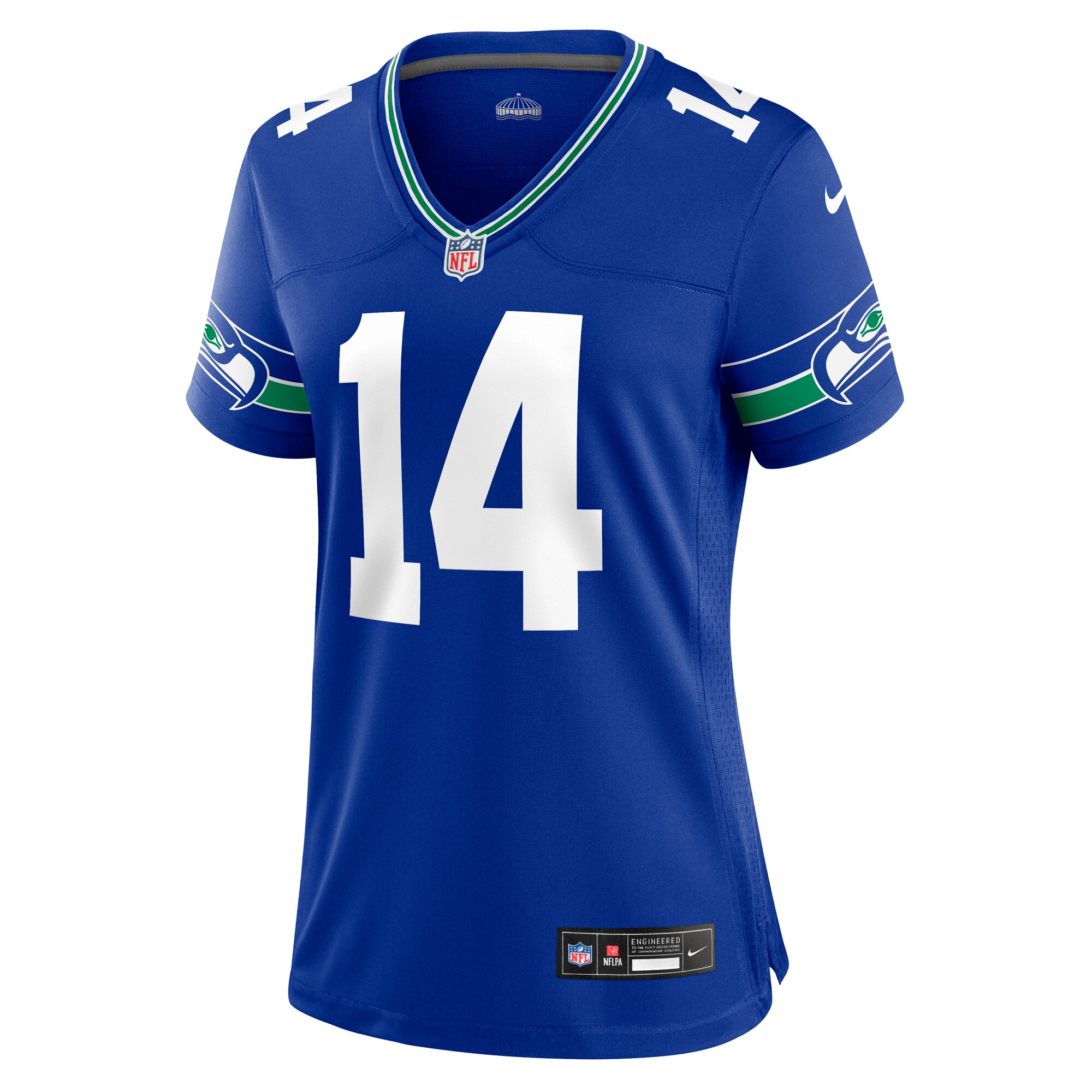 Seattle Seahawks DK Metcalf Royal Player NFL Jersey Women's