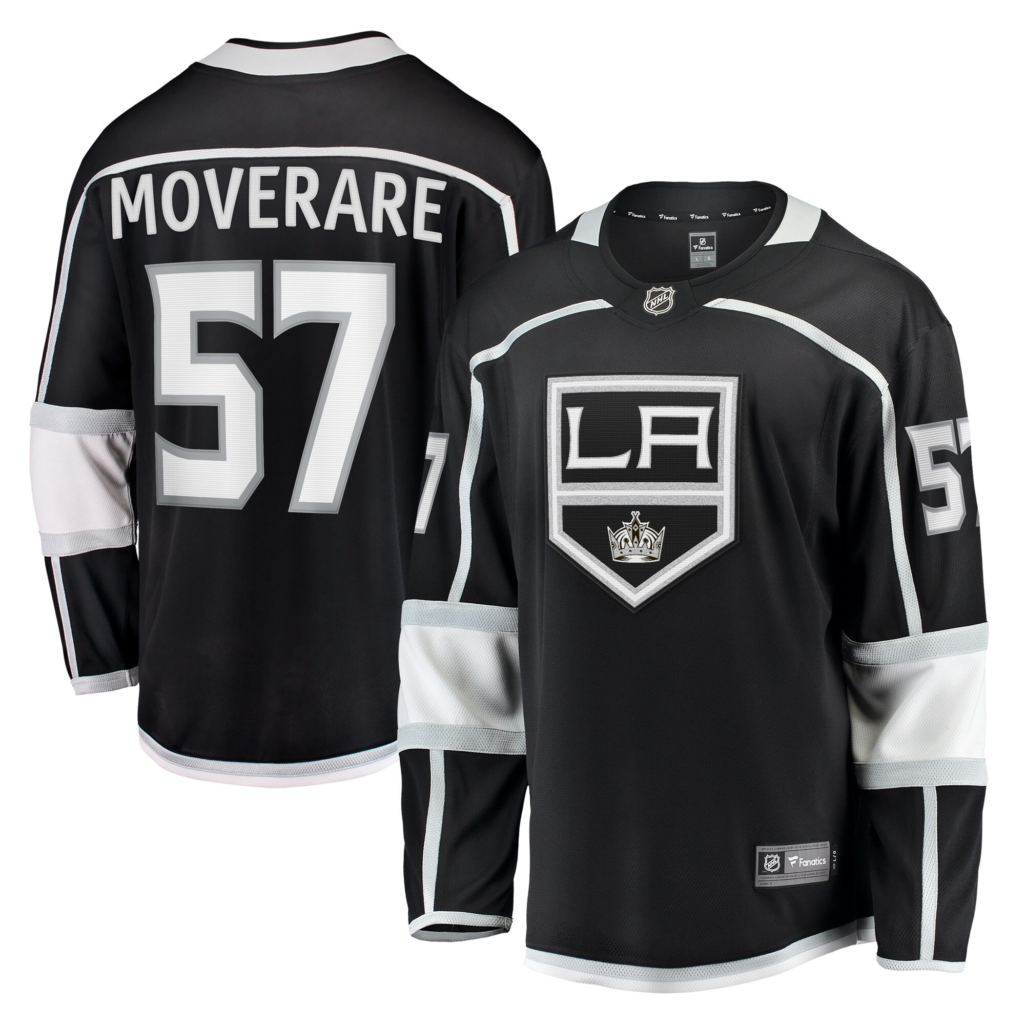 Los Angeles Kings Jacob Moverare Black Home Breakaway Player NHL Jersey Men's