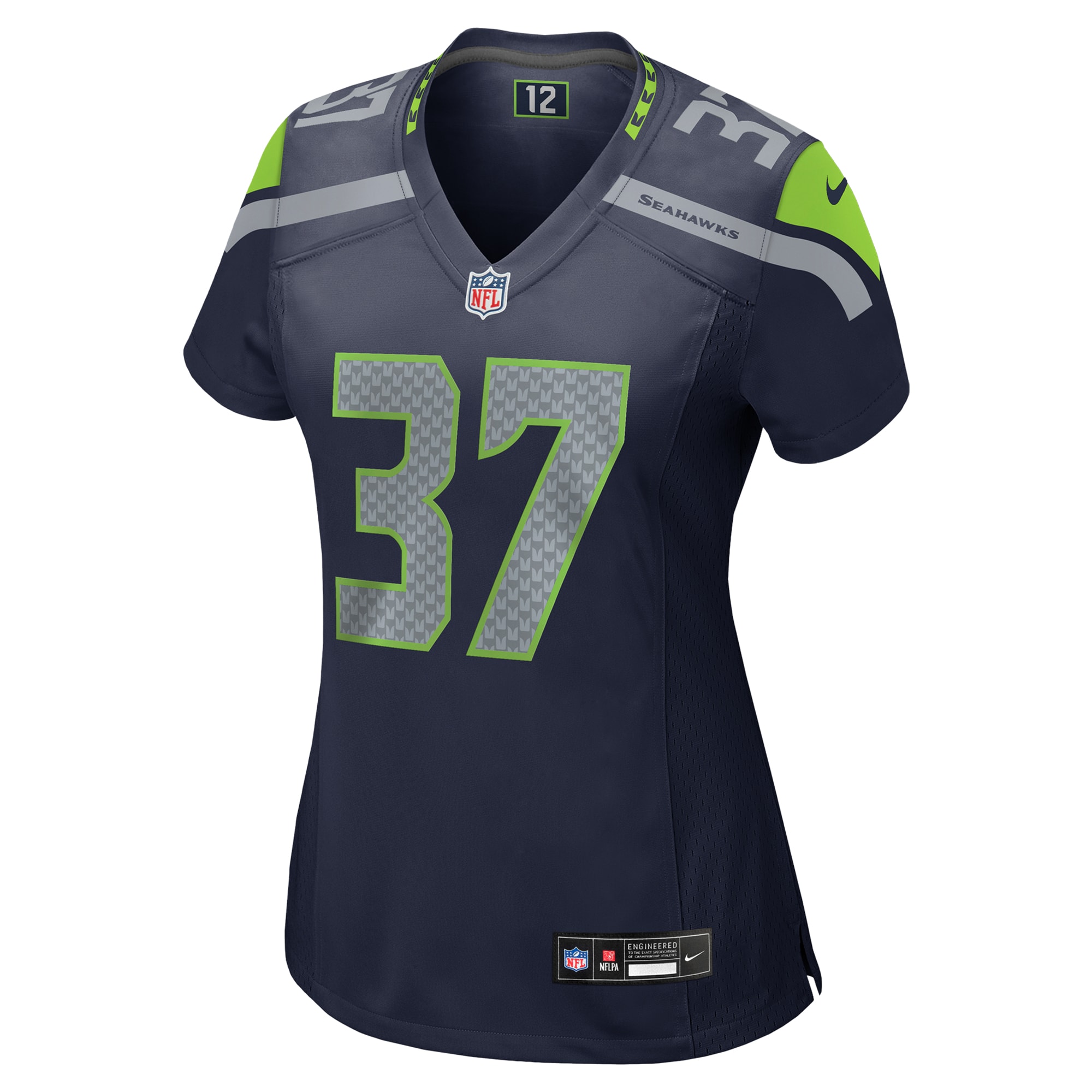 Seattle Seahawks Damarion Williams Navy Game NFL Jersey Women's