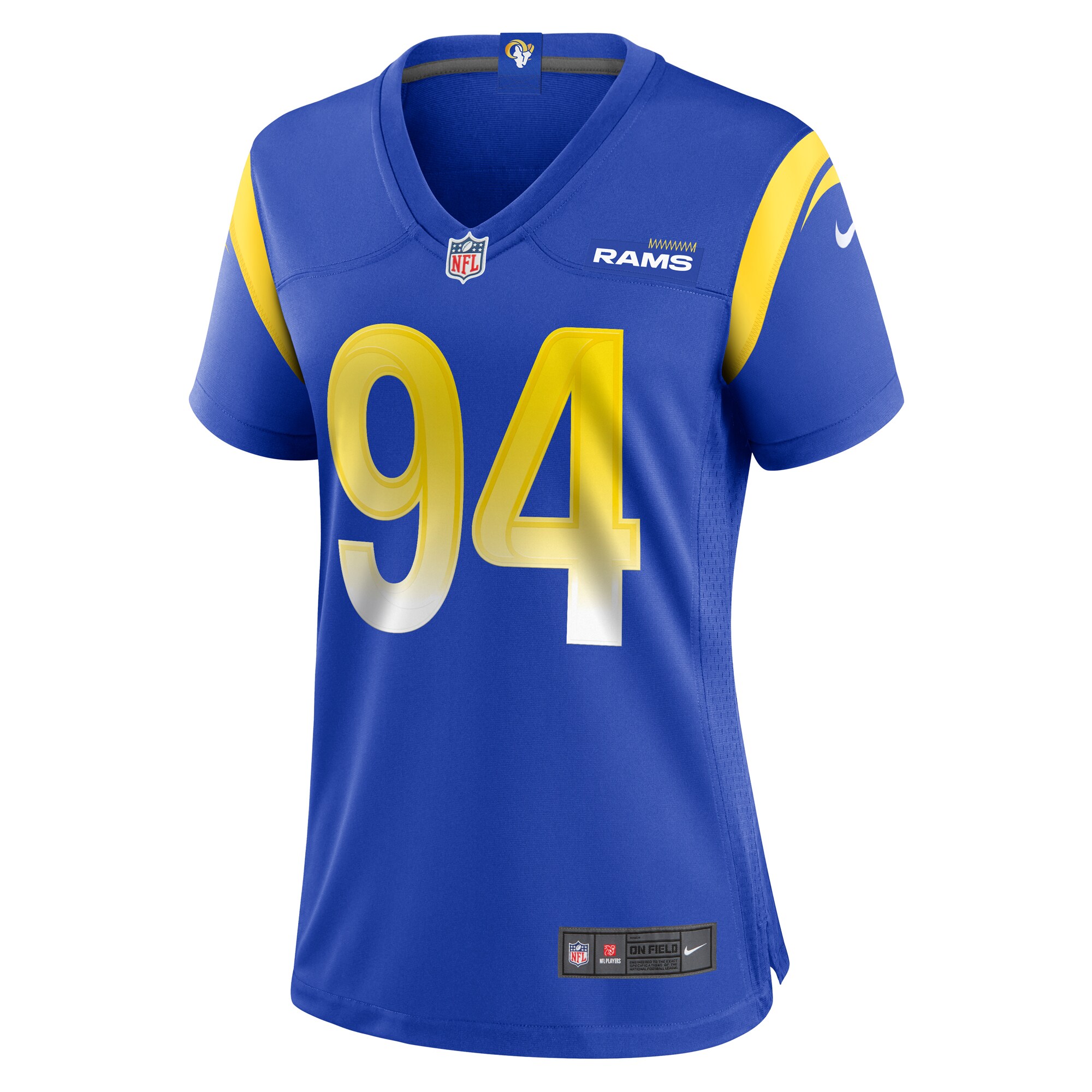 Los Angeles Rams Desjuan Johnson Royal Home Game NFL Jersey Women's