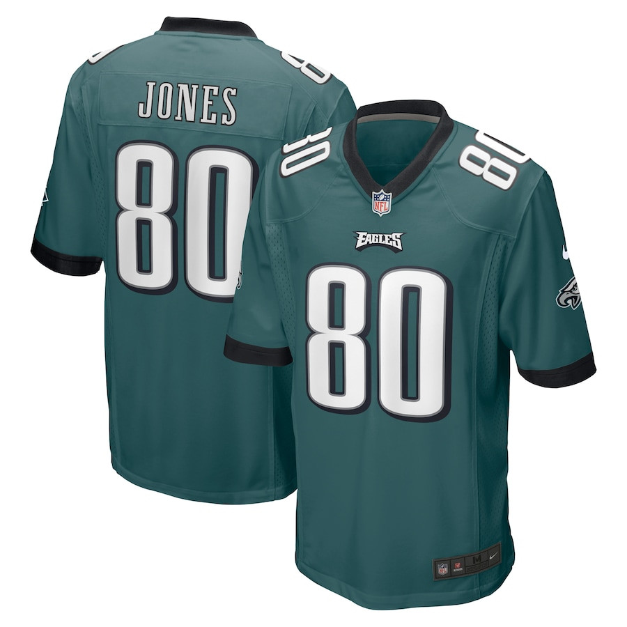 Julio Jones 80 Philadelphia Eagles Game Midnight Green NFL Jersey Men's