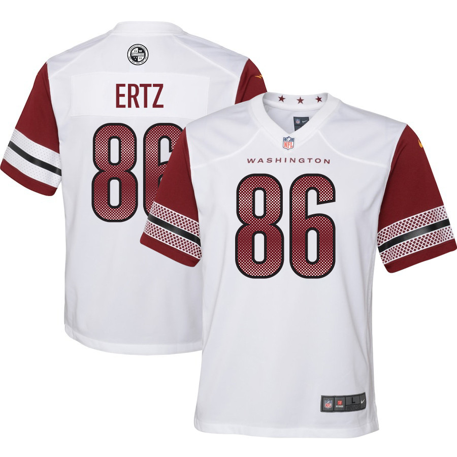 Zach Ertz 86 Washington Commanders Game White NFL Jersey Youth