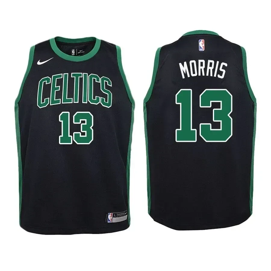 Celtics Marcus Morris 13 Statet Edition Black NBA Jersey Youth