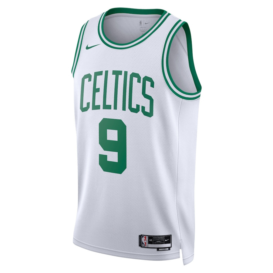 Derric White 9 Boston Celtics Unisex Swingman Association Editio White NBA Jersey Unisex