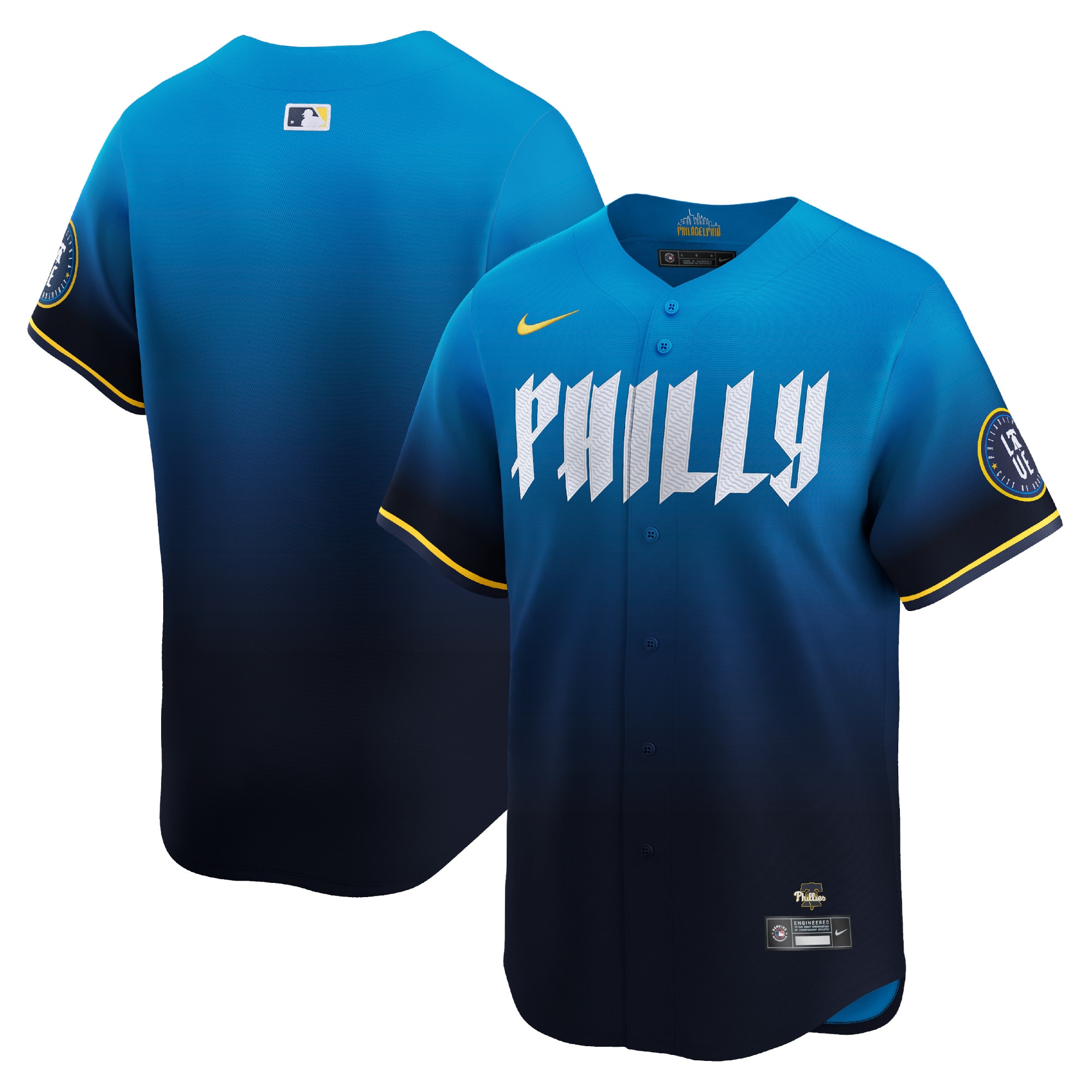 Philadelphia Phillies Blue 2024 City Connect Limited MLB Jersey Men's