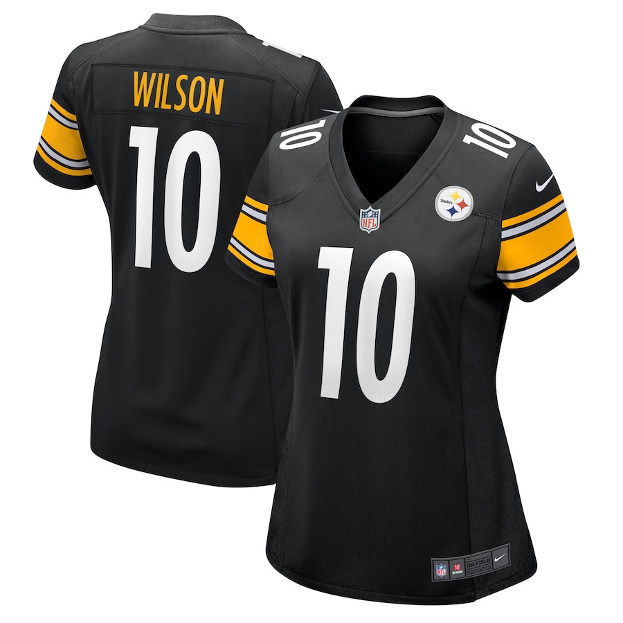 Roman Wilson 10 Pittsburgh Steelers Game Black NFL Jersey Women's