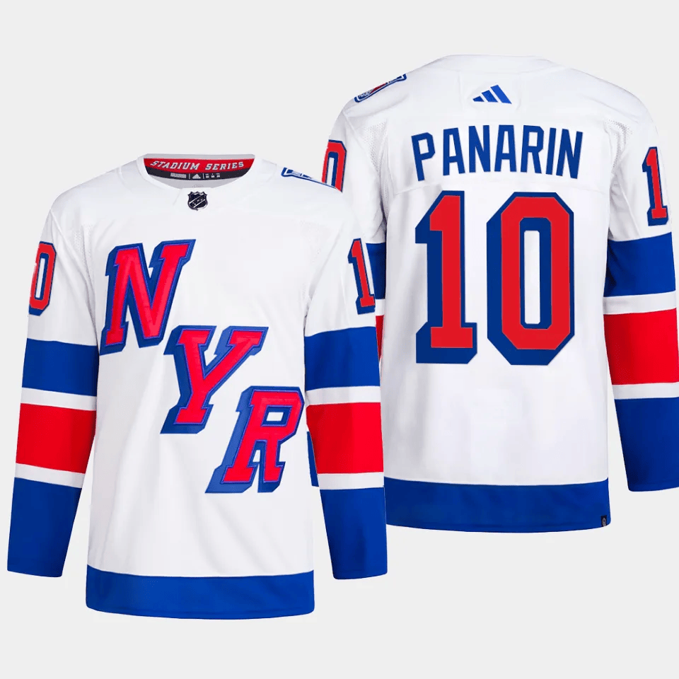 Artemi Panarin 10 New York Rangers 2024 Stadium Series Primegreen White NHL Jersey Men's