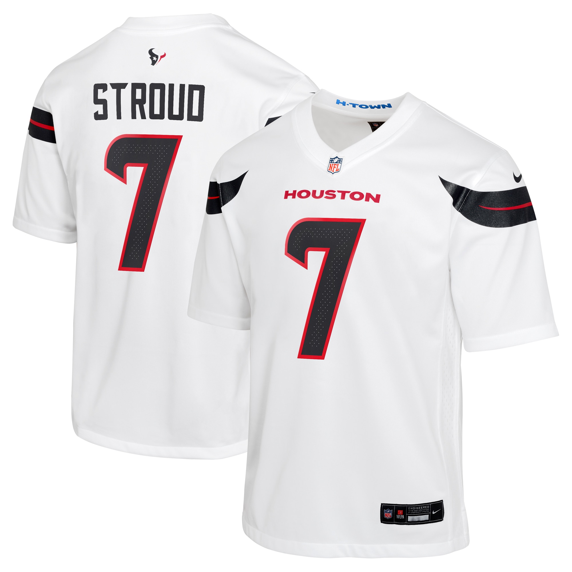 Houston Texans C.J. Stroud White Game NFL Jersey Youth