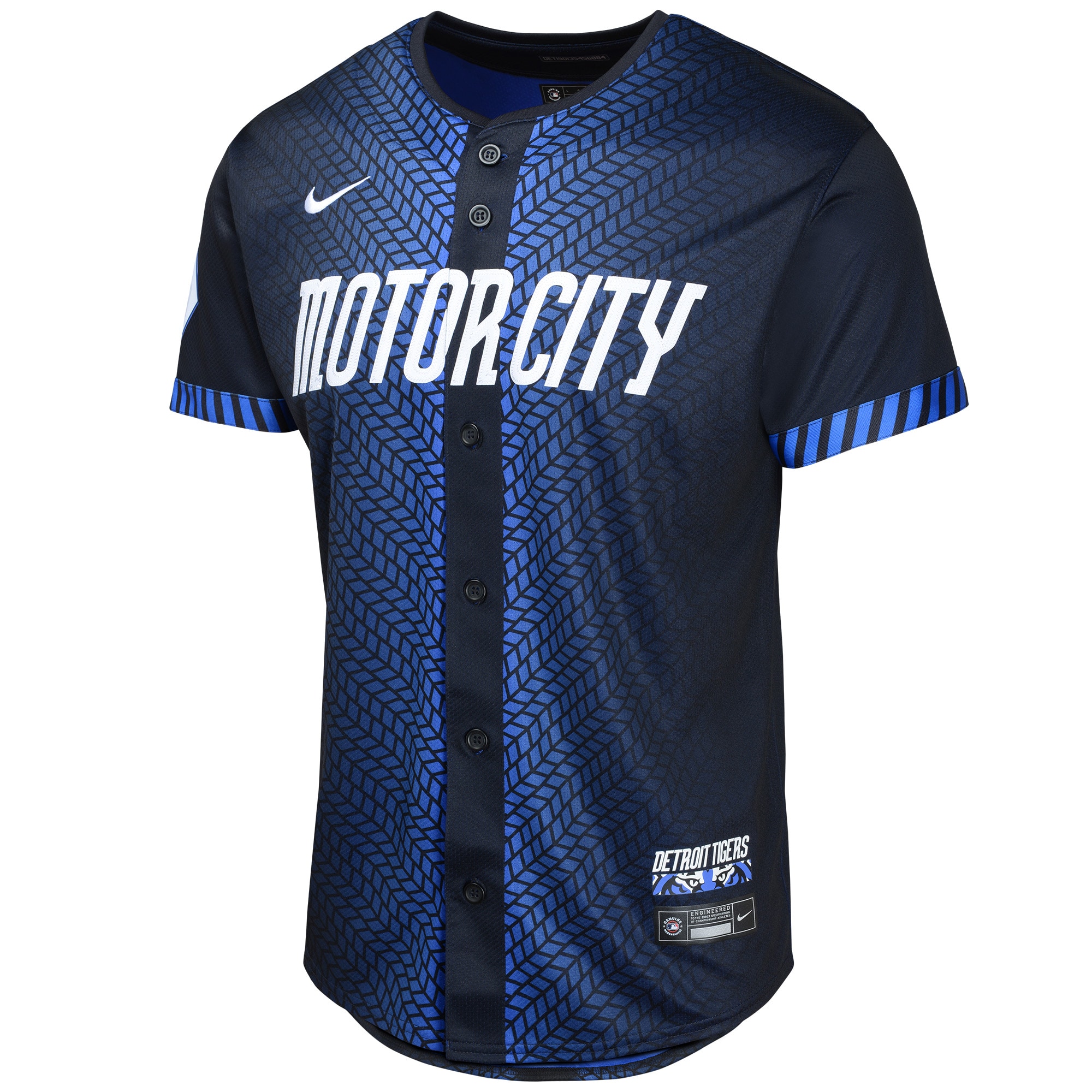 Detroit Tigers Javier Baez Navy 2024 City Connect Limited MLB Jersey Youth