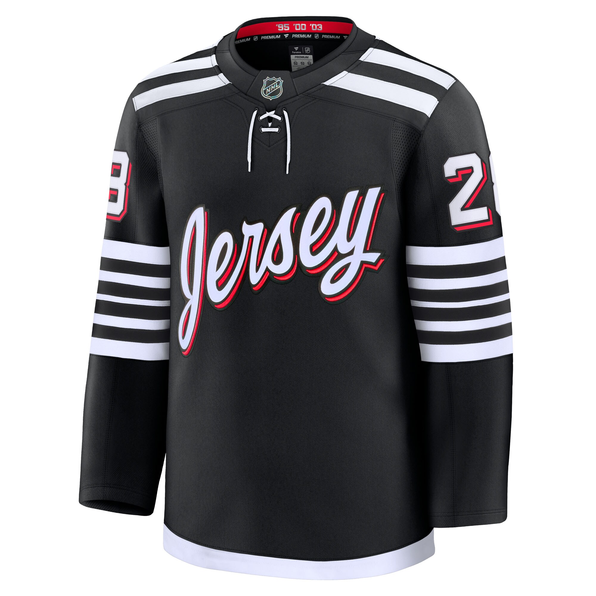 New Jersey Devils Timo Meier Black Alternate Premium NHL Jersey Men's