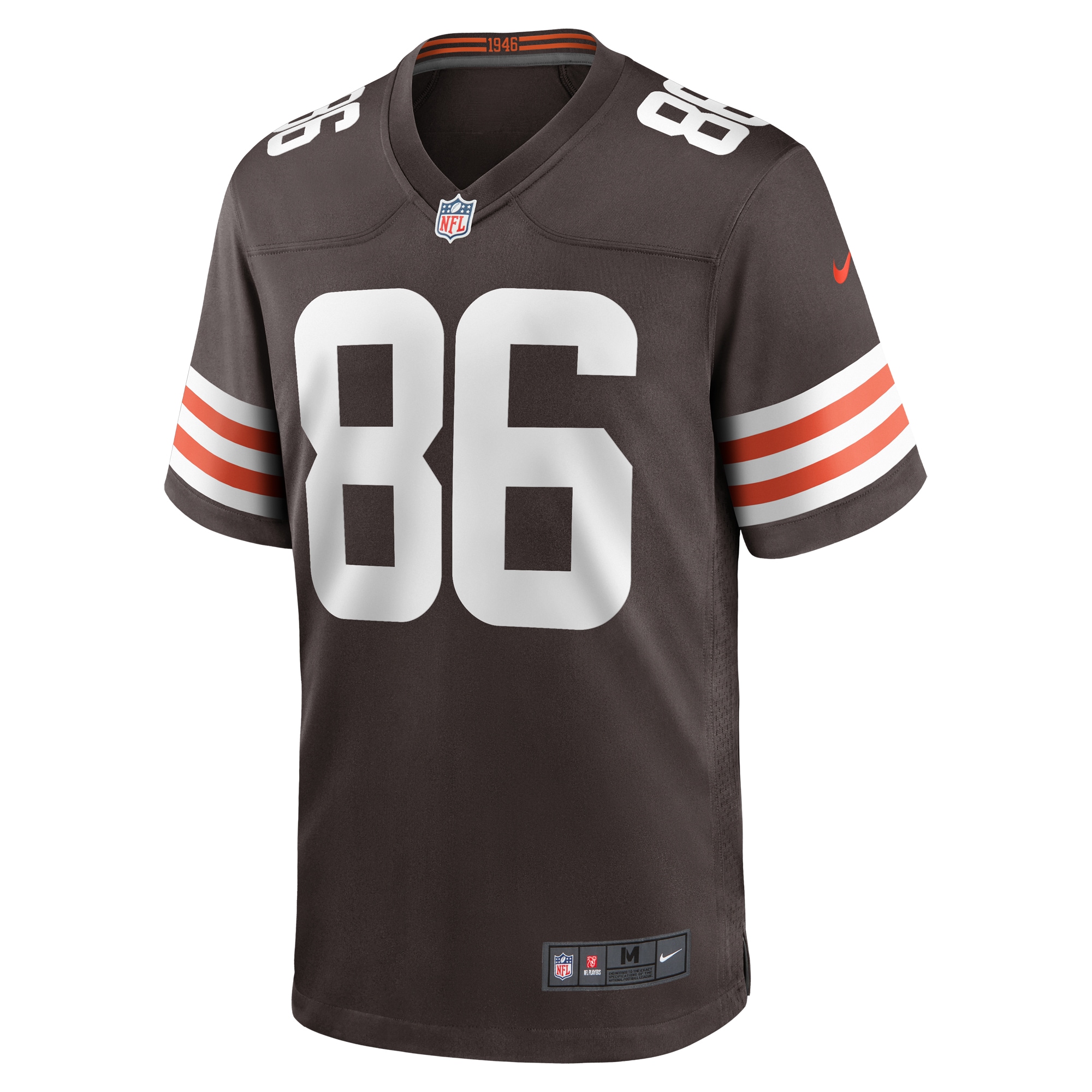Cleveland Browns Devin Asiasi Brown Game NFL Jersey Men's