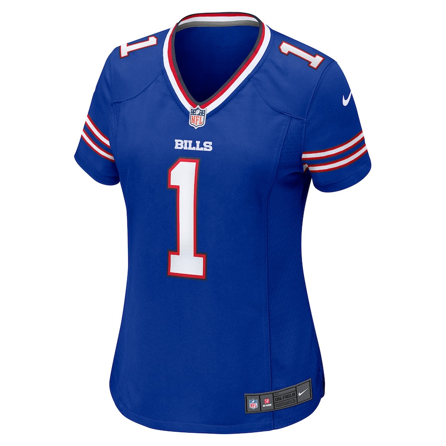 Curtis Samuel 1 Buffalo Bills Game Royal NFL Jersey Women's