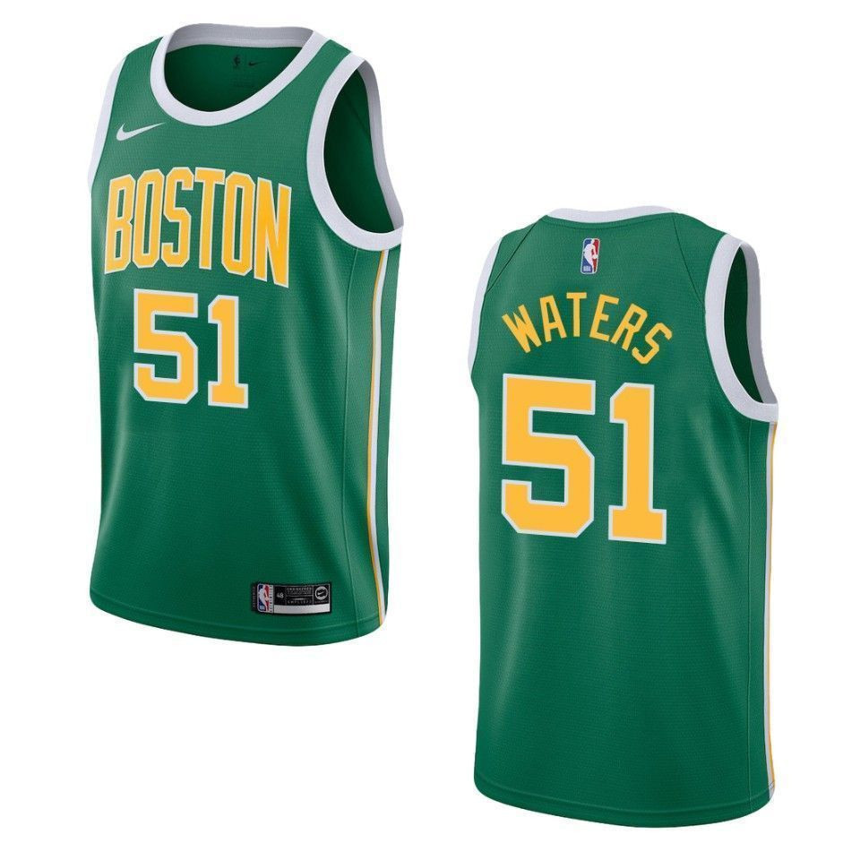 Boston Celtics 51 Tremont Waters Earned Swingman Green NBA Jersey Men's