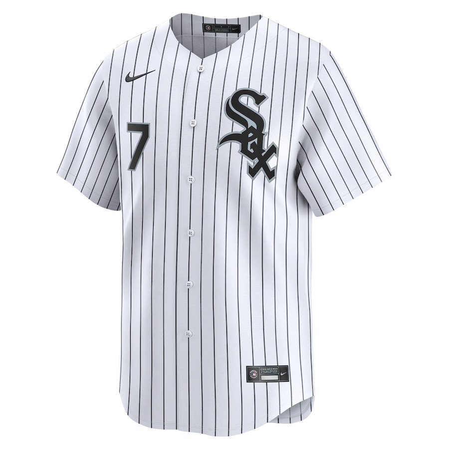 Tim Anderson 7 Chicago White Sox Home Limited Player White MLB Jersey Men's