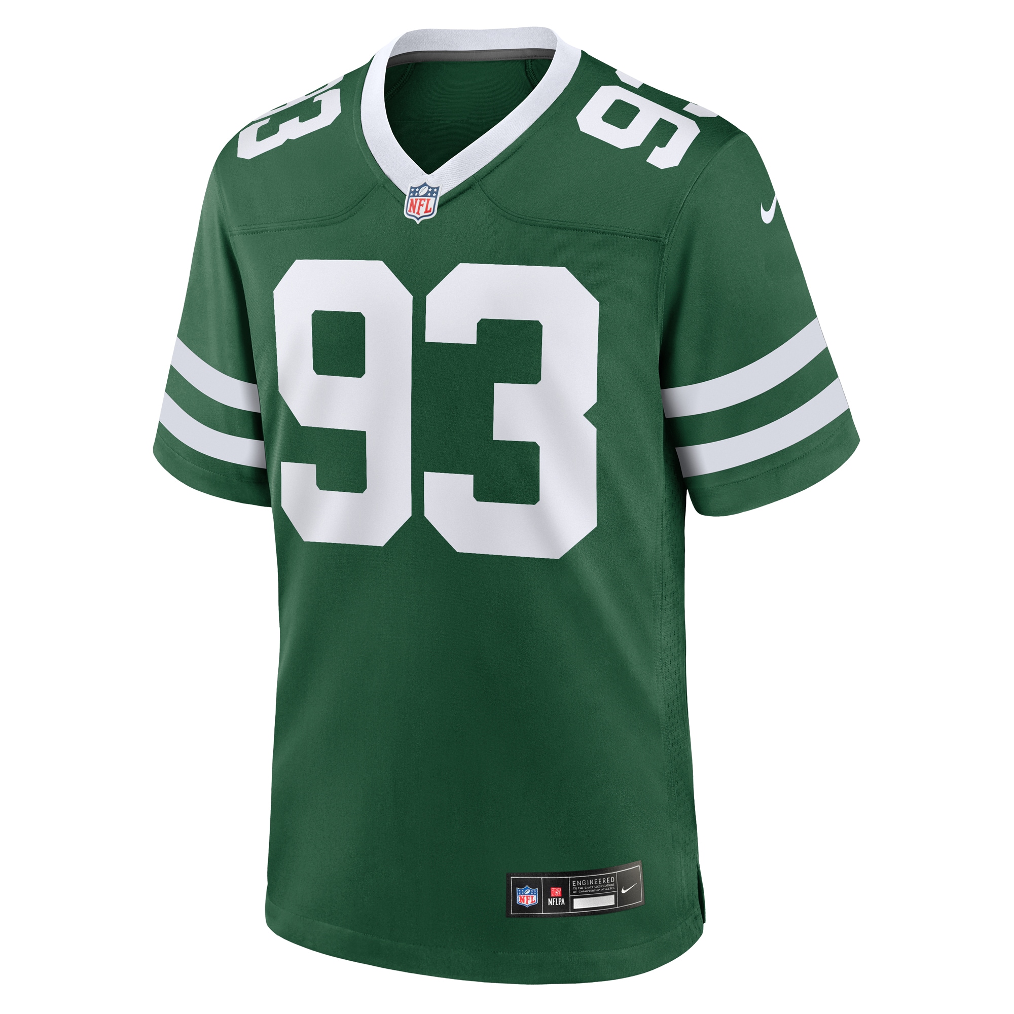 New York Jets Takk McKinley Legacy Green Team Game NFL Jersey Men's