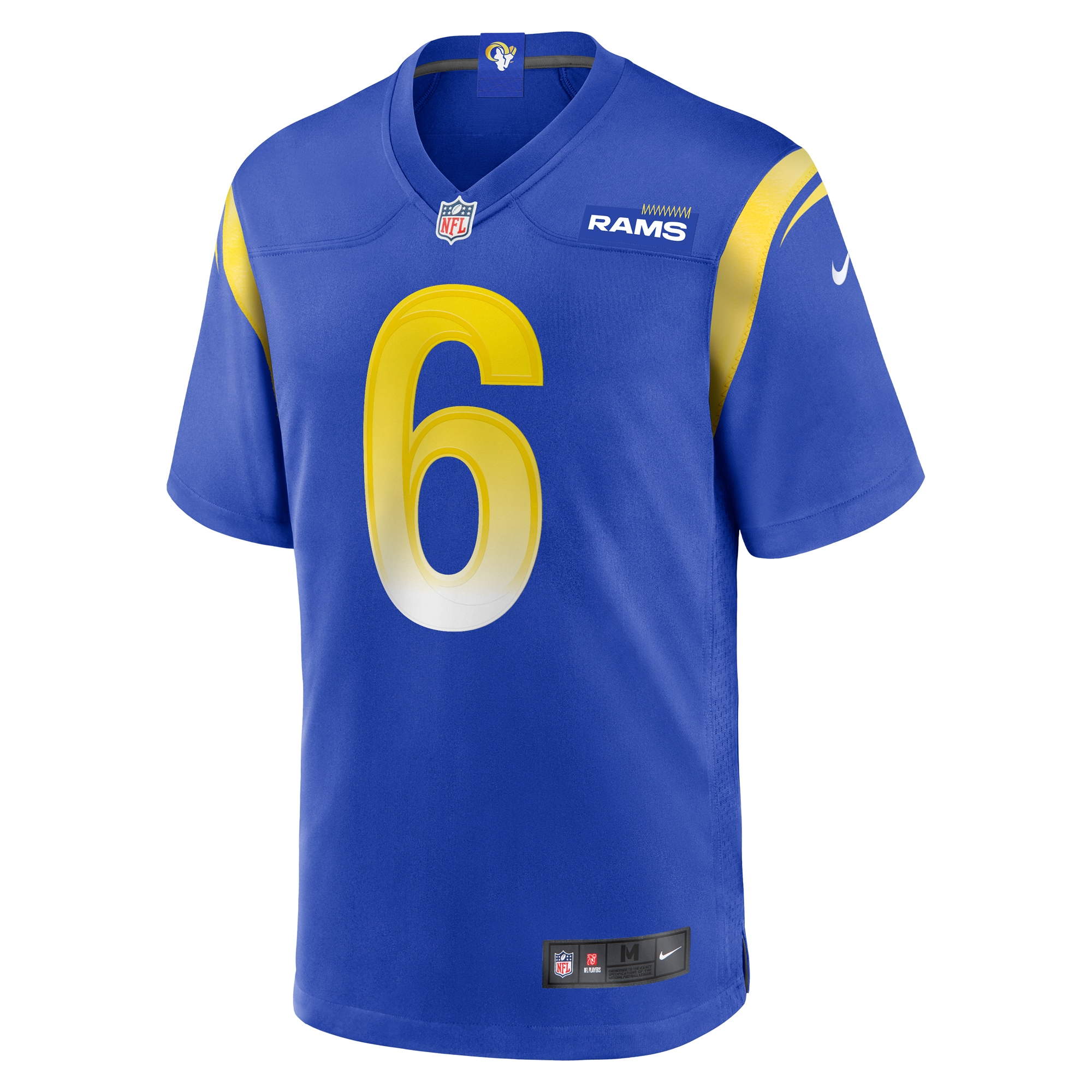 Los Angeles Rams Tre'Vius Hodges-Tomlinson Royal Team Game NFL Jersey Men's