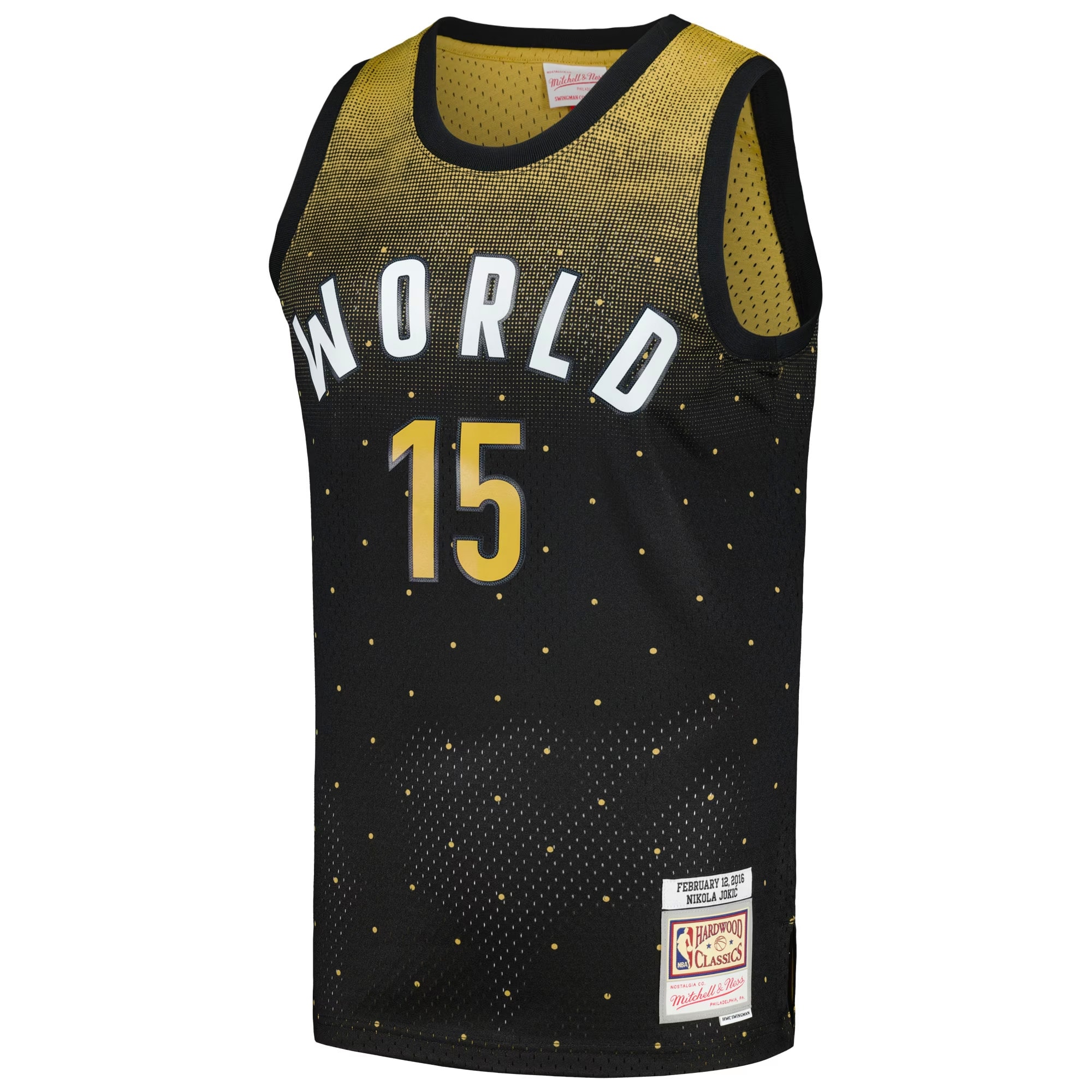 Mitchell Ness Nikola Jokic Black 2016 Rising Stars Challenge Hardwood Classics Swingman NBA Jersey Men's
