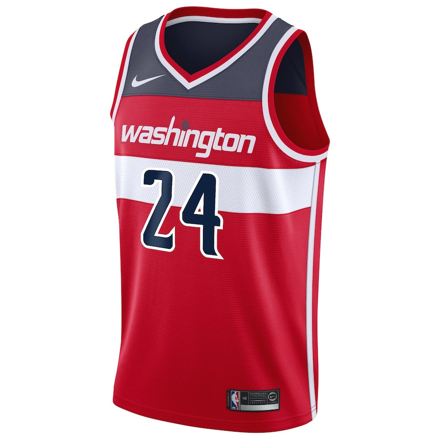 Corey Kispert 24 Washington Wizard Unisex Swingman Icon Edition Red NBA Jersey Unisex