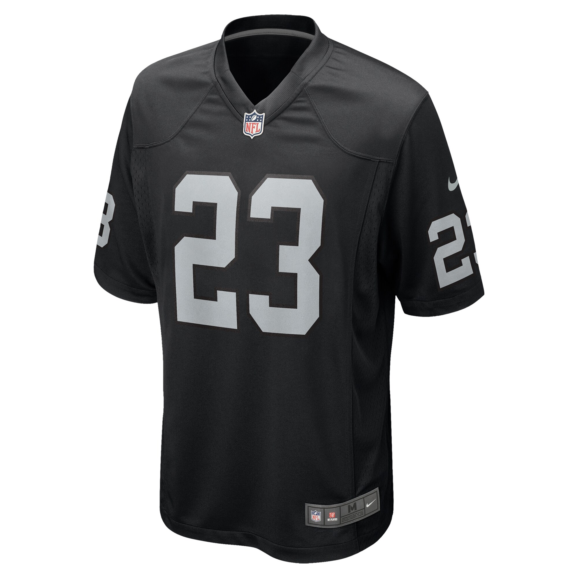 Las Vegas Raiders Dylan Laube Black Team Game NFL Jersey Men's