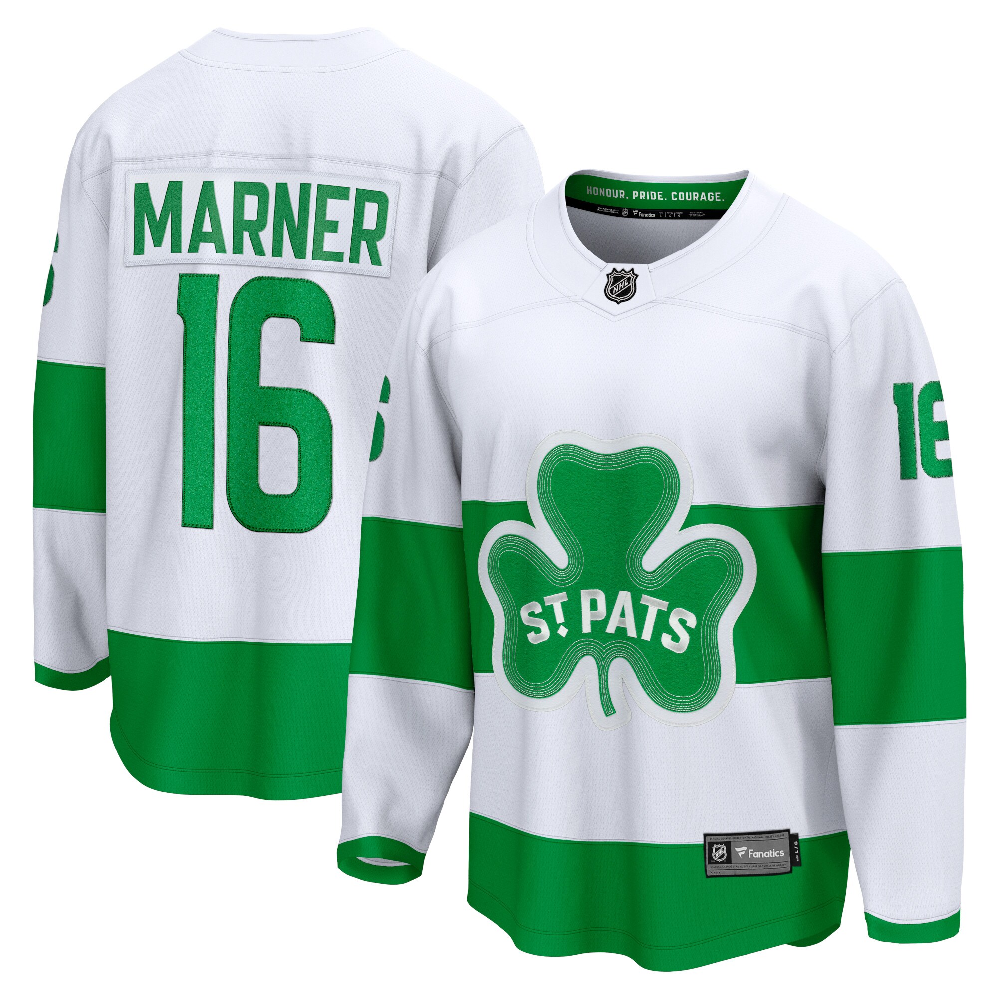 Toronto Maple Leafs Mitch Marner White St. Patricks Alternate Premier Breakaway Player NHL Jersey Men's