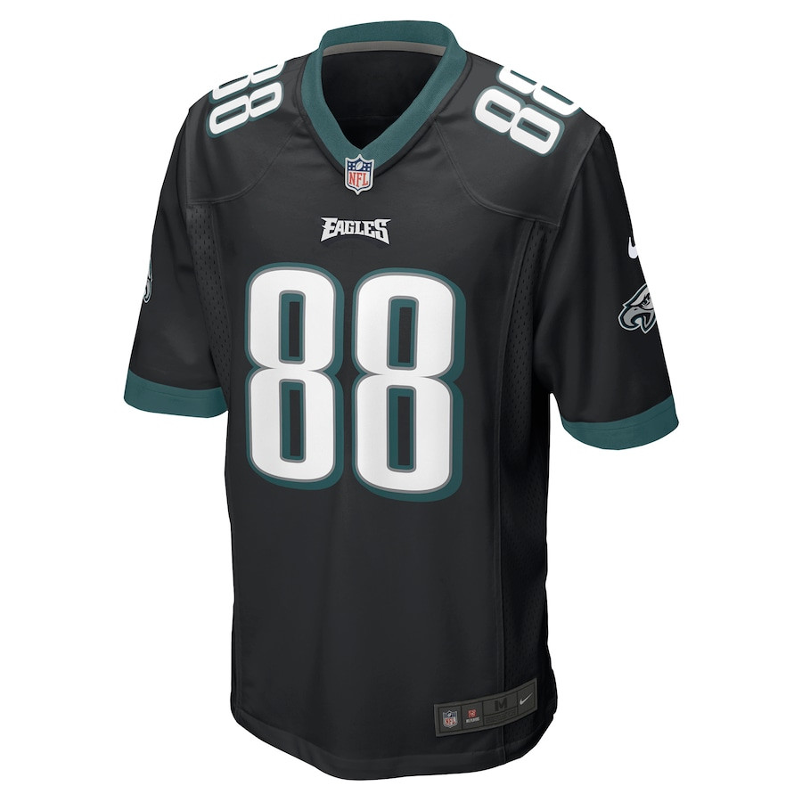 Dallas Goedert 88 Philadelphia Eagles Game Black NFL Jersey Men's