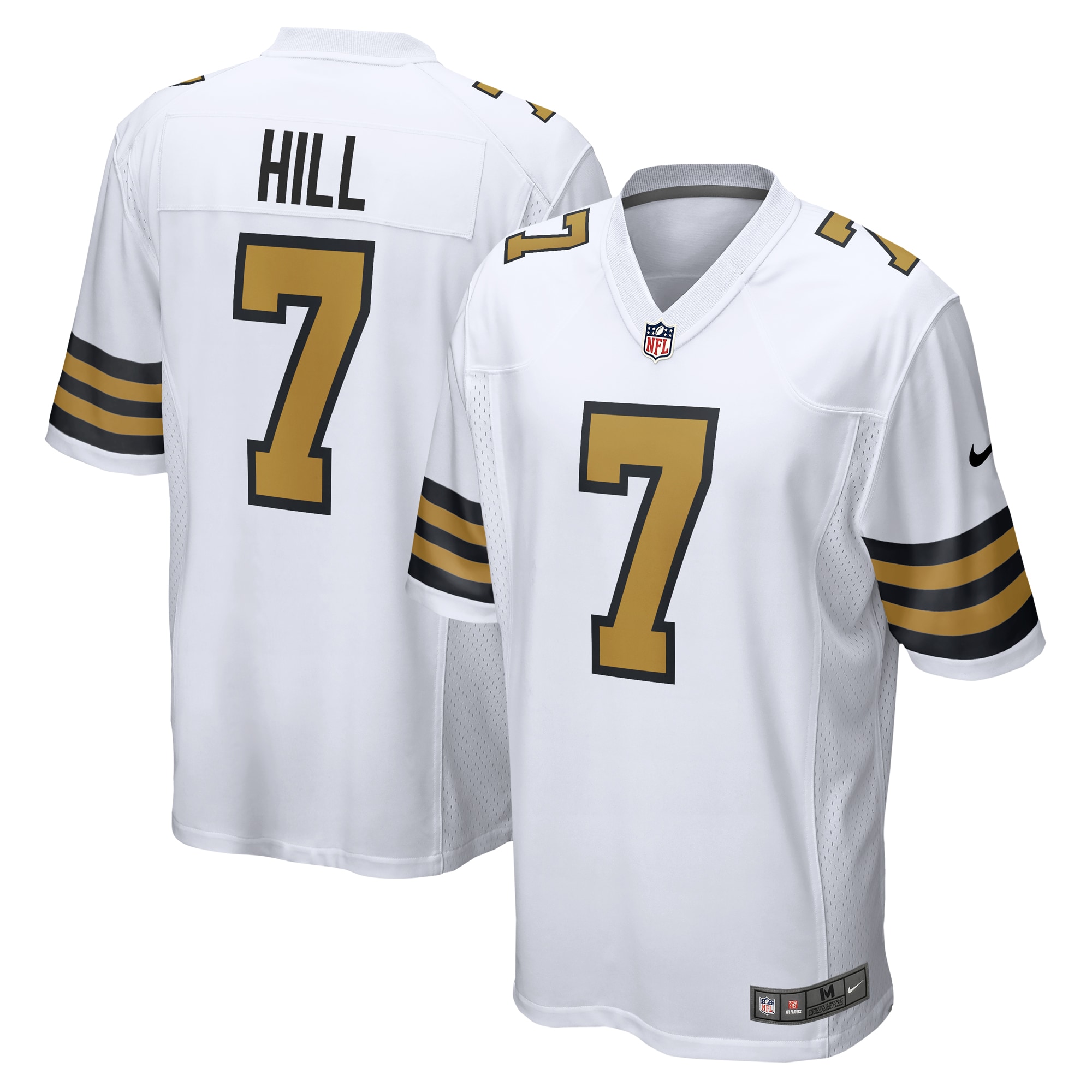 New Orleans Saints Taysom Hill White Alternate Game NFL Jersey Men's