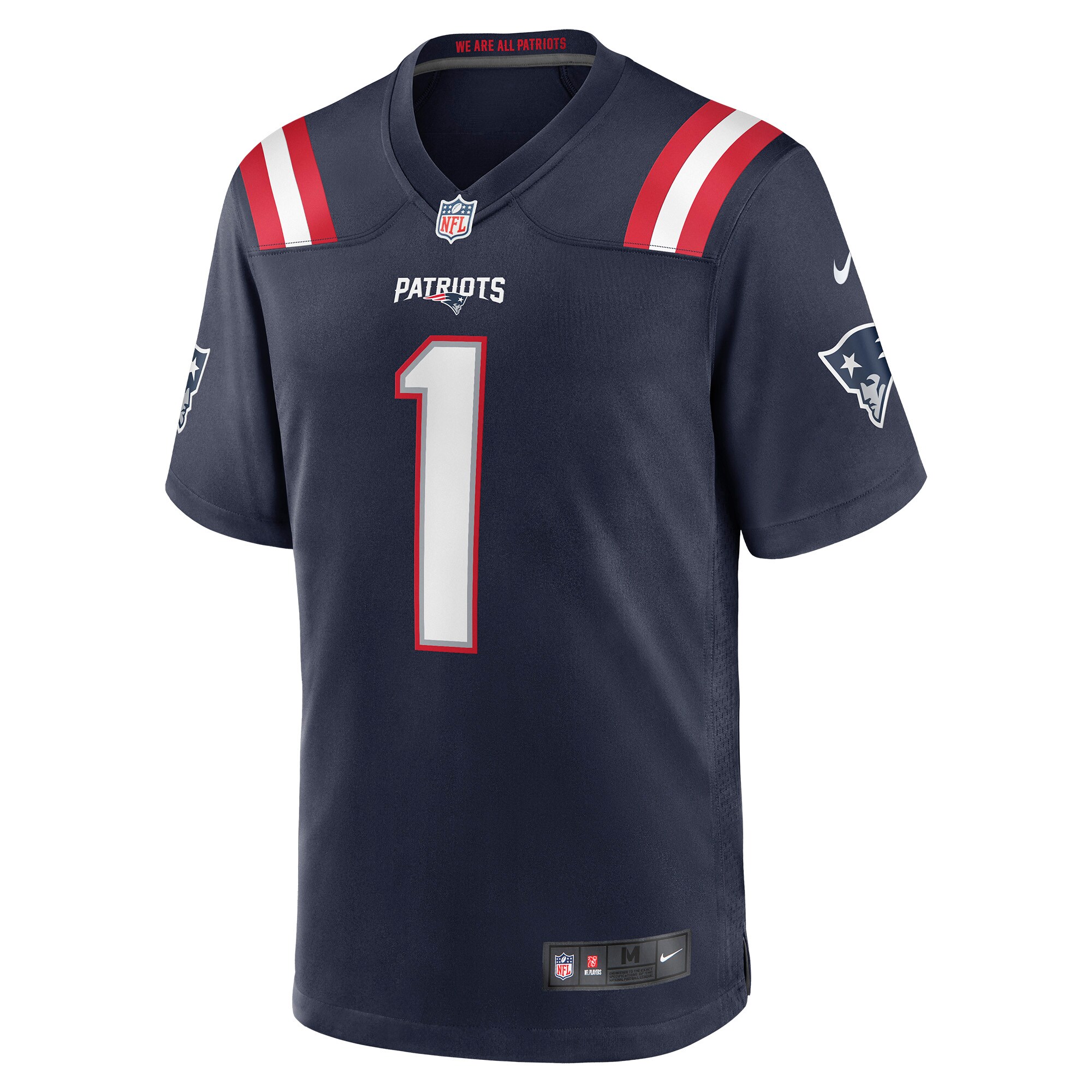 New England Patriots DeVante Parker Navy Game NFL Jersey Men's
