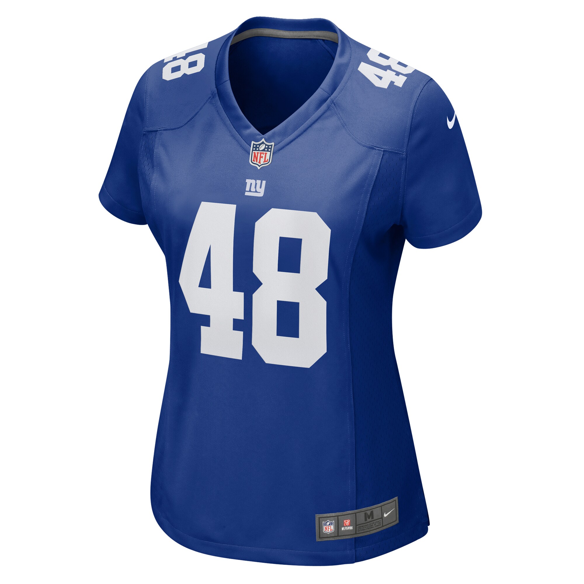 New York Giants Benton Whitley Royal Game NFL Jersey Women's