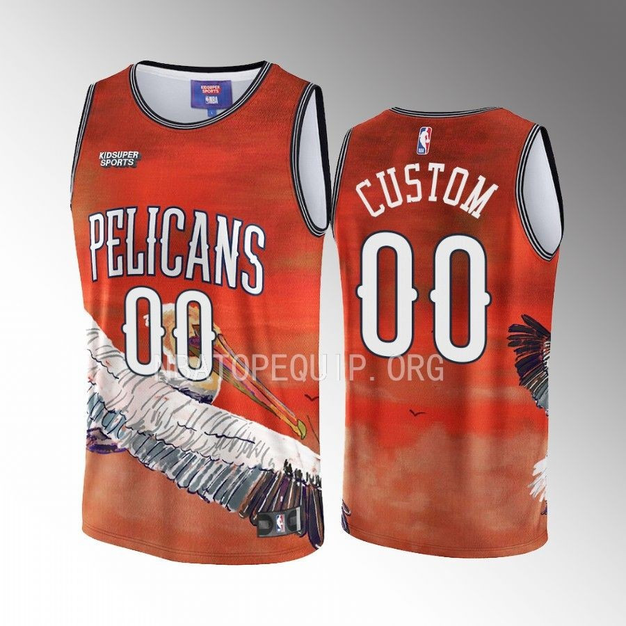 Custom New Orleans Pelicans KidSuper Studio Unisex Hometown NBA Jersey Unisex