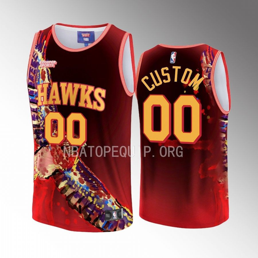 Custom Atlanta Hawks KidSuper Studio Unisex Hometown NBA Jersey Unisex