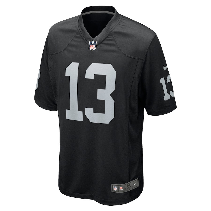 Hunter Renfrow 13 Las Vegas Raiders Game Black NFL Jersey Men's
