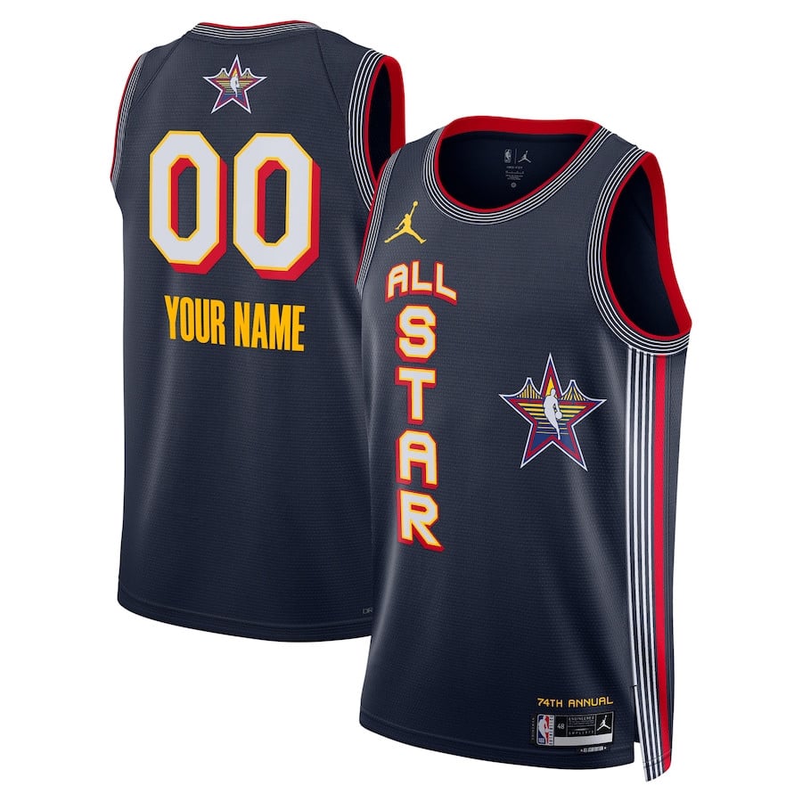 NBA All Star 2025 Swingma Unisex Navy NBA Jersey Unisex
