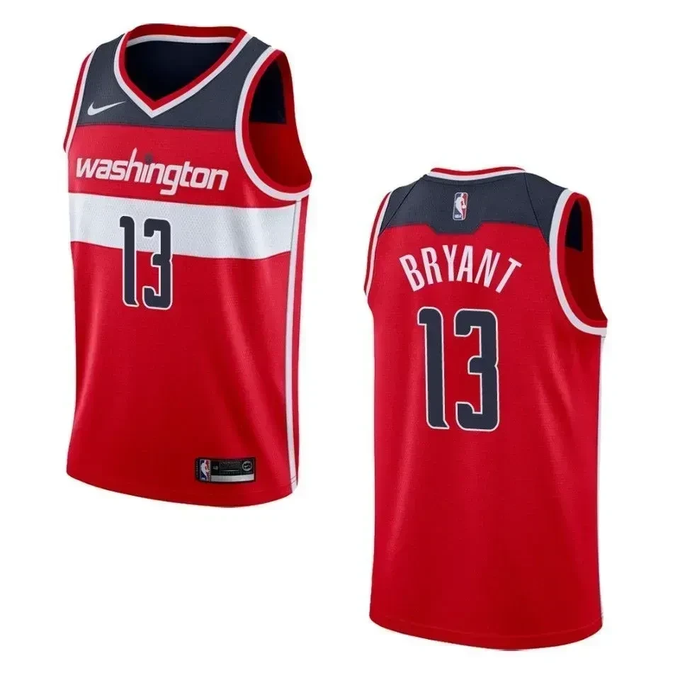 Washington Wizards 13 Thomas Bryant Icon Swingman Red NBA Jersey Men's